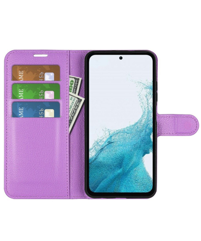 Housse Samsung Galaxy A54 5G portefeuille style cuir