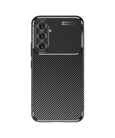 Coque Samsung Galaxy A54 5G style fibre de carbone - noir