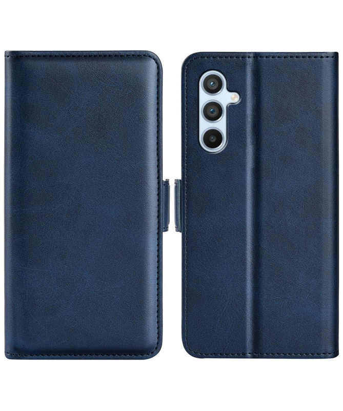 Étui portefeuille revêtement simili cuir mat pour Samsung Galaxy A54 5