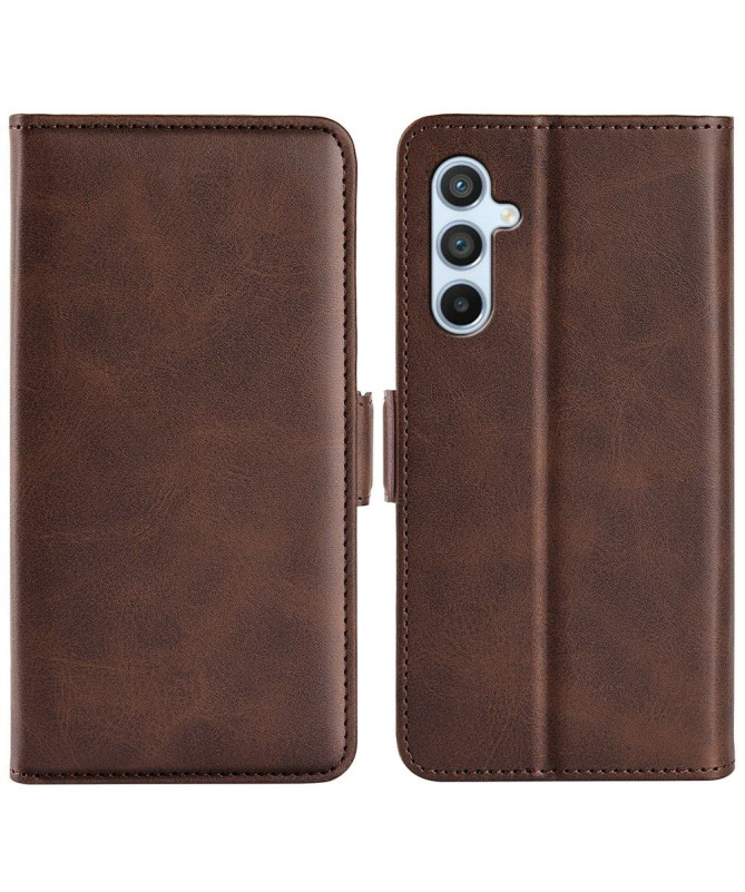 Étui portefeuille revêtement simili cuir mat pour Samsung Galaxy A54 5