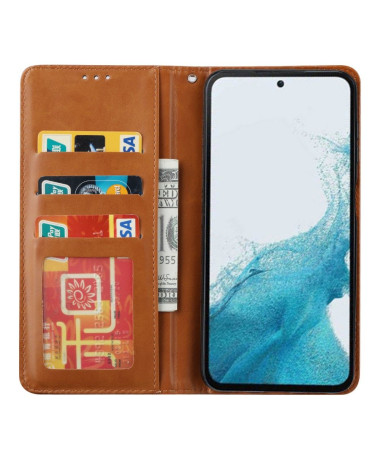 Housse Samsung Galaxy A54 5G Stand Case effet cuir