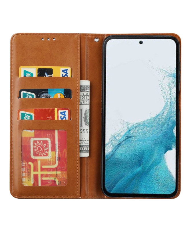 Housse Samsung Galaxy A54 5G Stand Case effet cuir