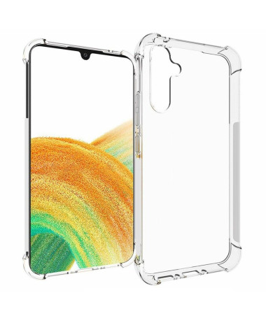 Coque Samsung Galaxy A34 5G transparente angles renforcés