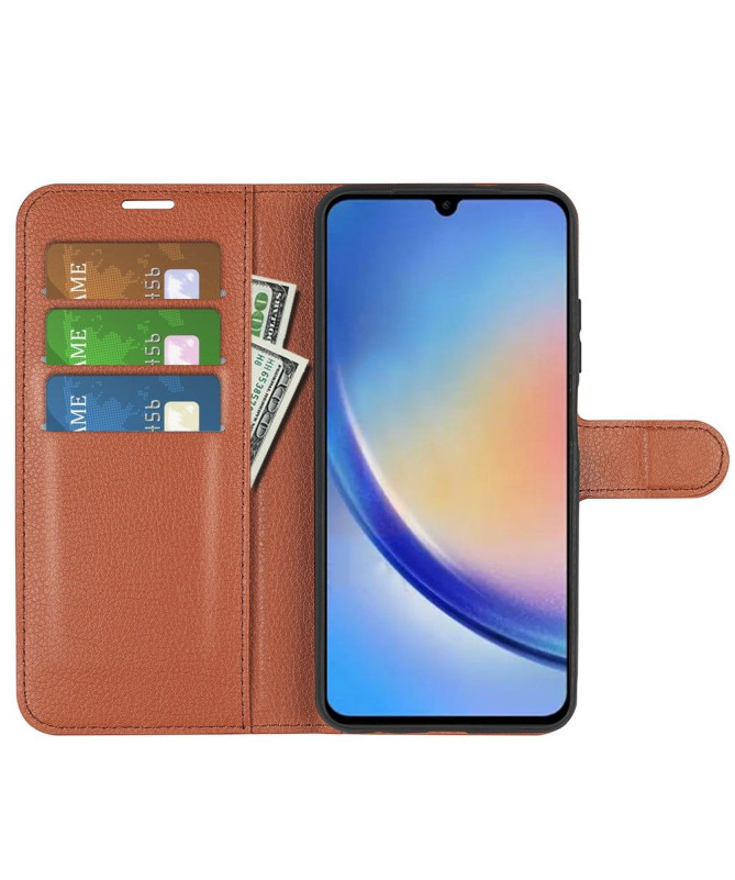 Housse Samsung Galaxy A34 5G portefeuille style cuir