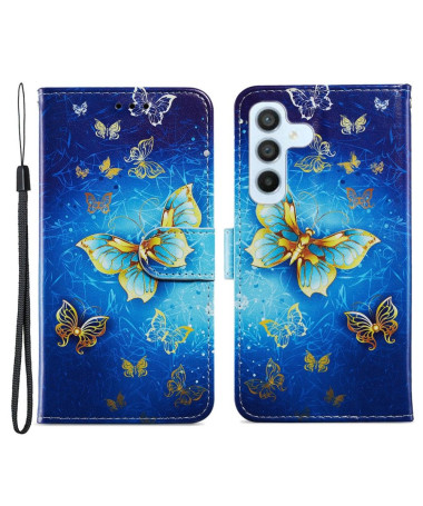 Housse Samsung Galaxy A34 5G Golden Butterfly