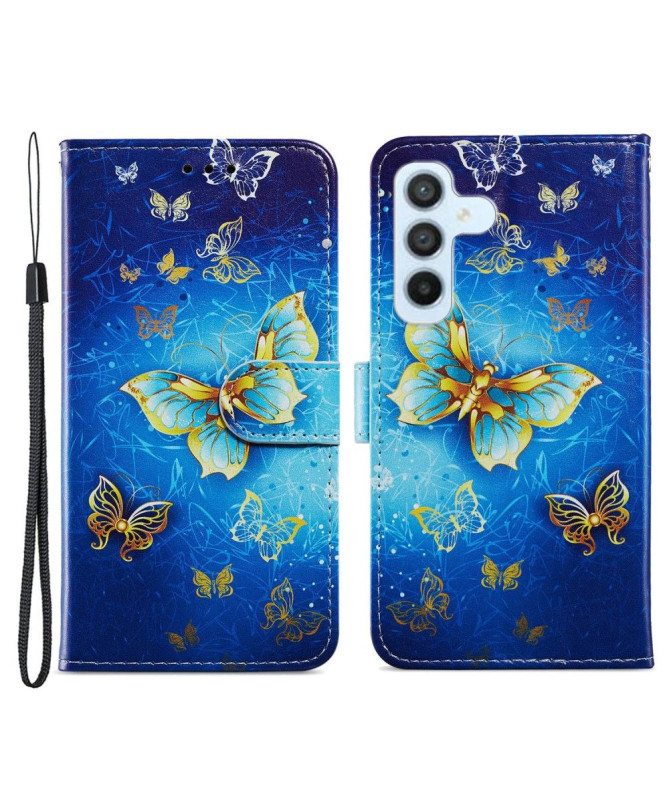 Housse Samsung Galaxy A34 5G Golden Butterfly