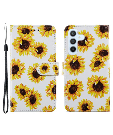 Housse Samsung Galaxy A34 5G Tournesol Fleur