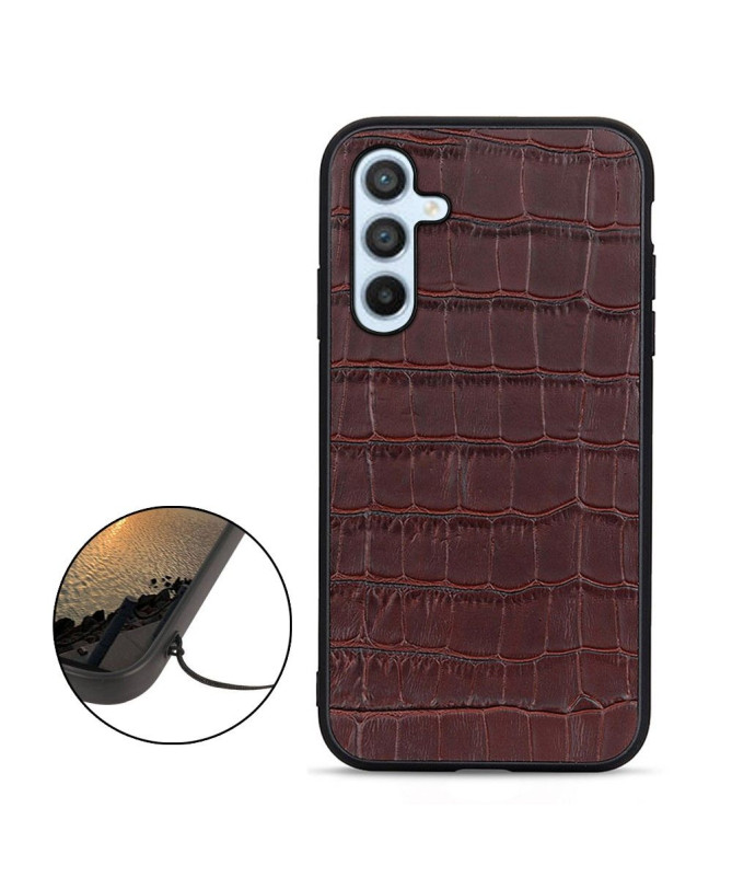 Coque Samsung Galaxy A54 5G Cuir aspect peau de croco
