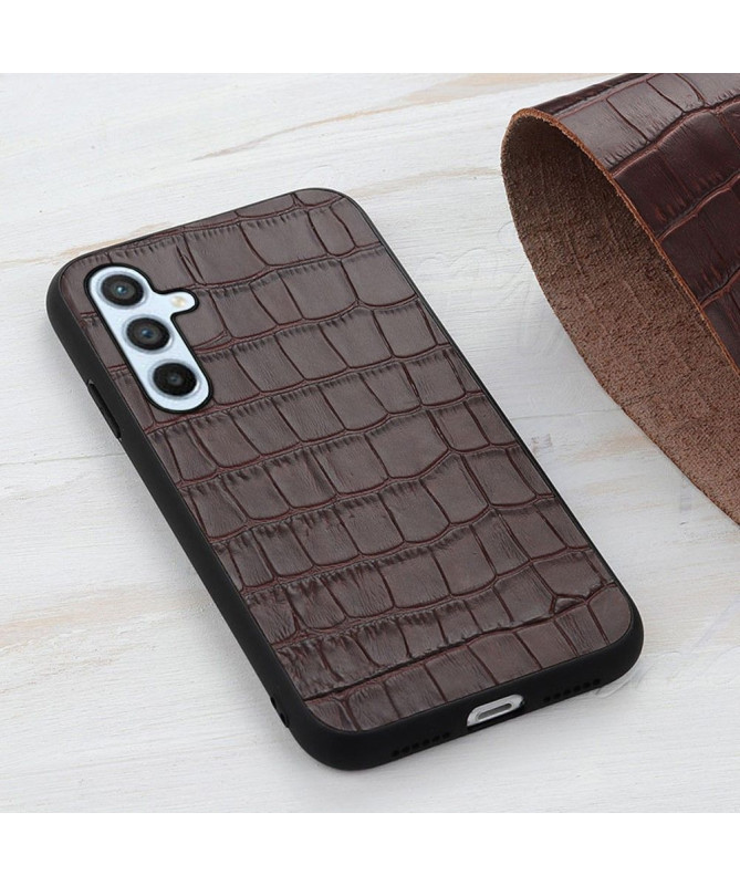 Coque Samsung Galaxy A54 5G Cuir aspect peau de croco
