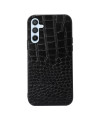 Coque Samsung Galaxy A54 5G Colette Cuir Effet Croco Noir
