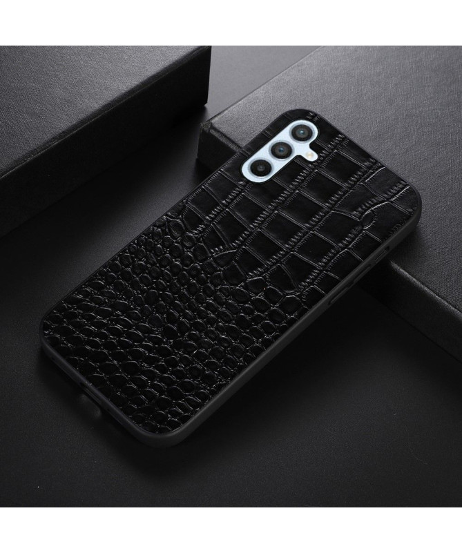 Coque Samsung Galaxy A54 5G Colette Cuir Effet Croco Noir - photo 2