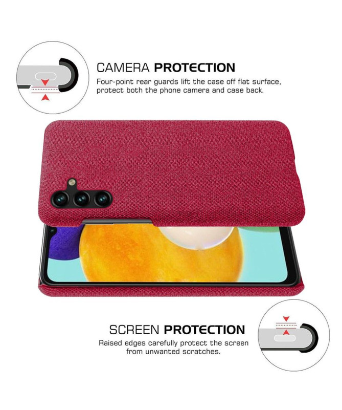 Coque Samsung Galaxy A54 5G revêtement tissu