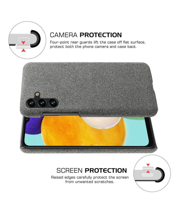 Coque Samsung Galaxy A54 5G revêtement tissu