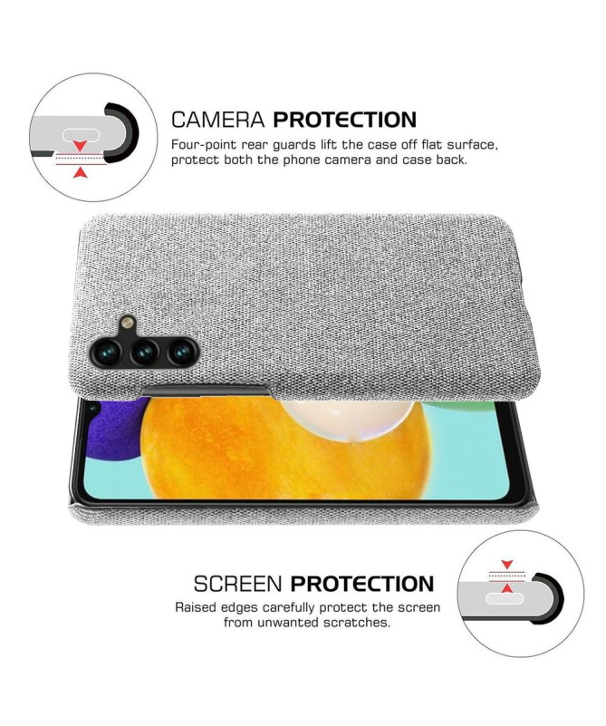 Coque Samsung Galaxy A54 5G revêtement tissu