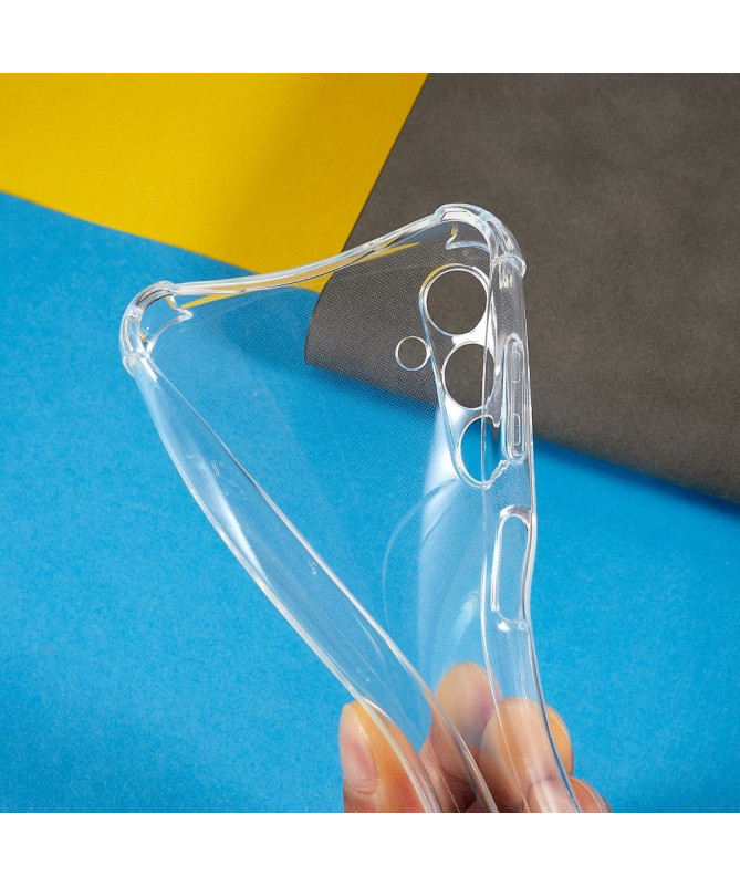 Coque Samsung Galaxy A54 5G transparente à cordon bandoulière