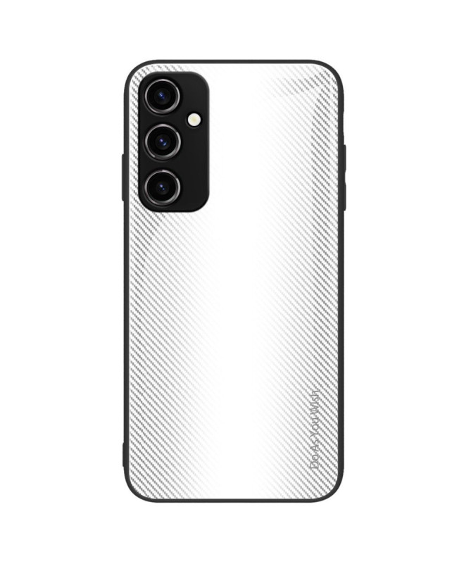 Coque Samsung Galaxy A54 5G carbone dos en verre