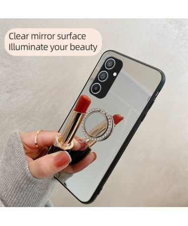 Coque Samsung Galaxy A54 5G effet miroir avec anneau