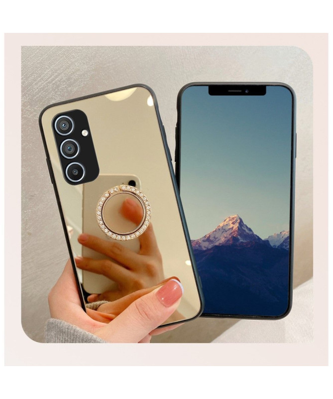 Coque Samsung Galaxy A54 5G effet miroir avec anneau