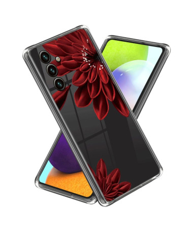 Coque Samsung Galaxy A54 5G Pétales Rouges