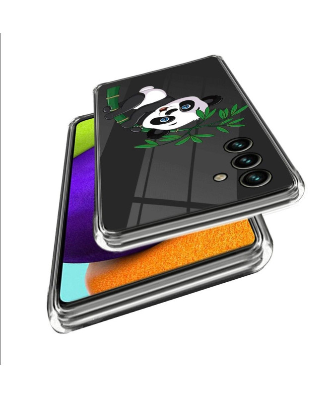 Coque Samsung Galaxy A54 5G Panda sur bambou