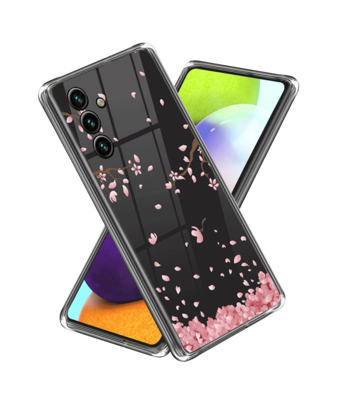 Coque Samsung Galaxy A54 5G pétales de fleurs