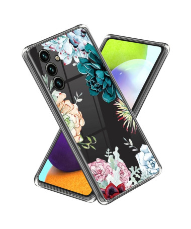 Coque Samsung Galaxy A54 5G variété de fleurs