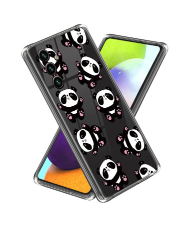 Coque Samsung Galaxy A54 5G Happy Pandas