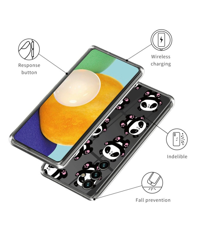 Coque Samsung Galaxy A54 5G Happy Pandas - photo 3