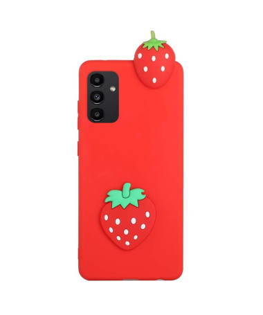 Coque Samsung Galaxy A54 5G Silicone Fraise 3D