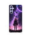 Coque Samsung Galaxy A54 5G Illustration fille pleine lune