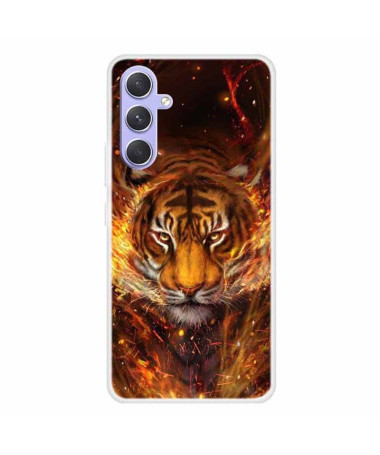 Coque Samsung Galaxy A54 5G Tigre de feu