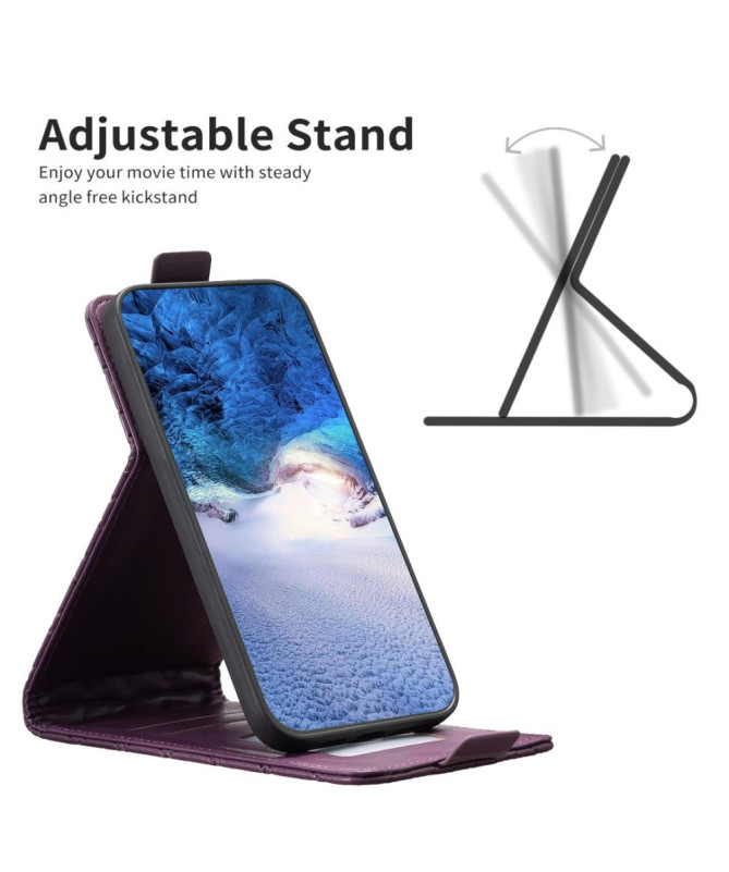 Housse Samsung Galaxy A22 5G Matelassée Rabat Vertical