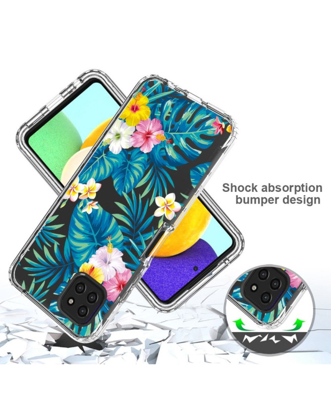 Coque Samsung Galaxy A22 5G Fleurs Exotiques