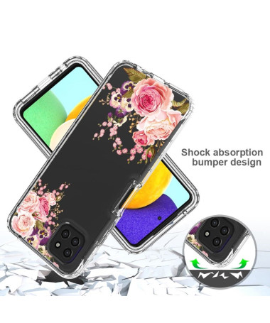 Coque Samsung Galaxy A22 5G Fleurs Rose