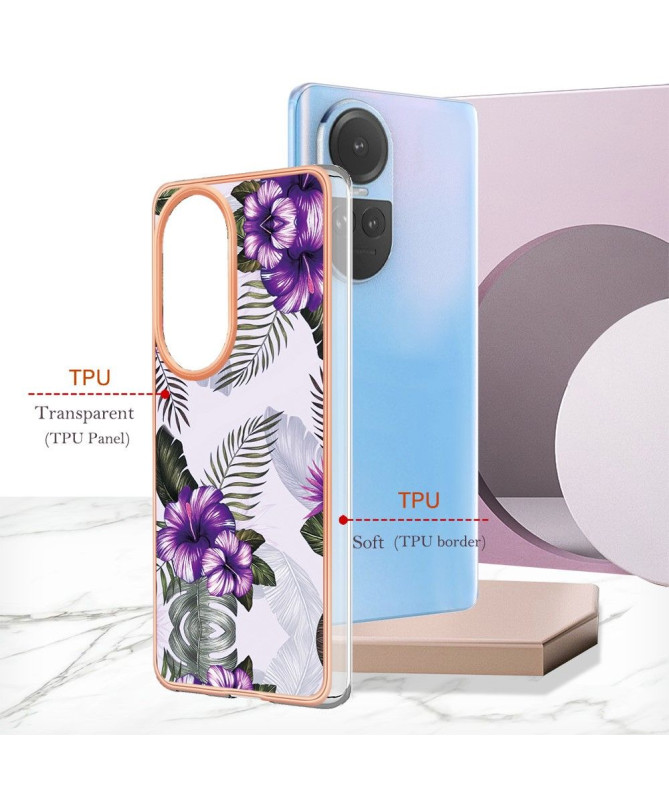 Coque Oppo Reno 10 / 10 Pro Fleurs Exotiques