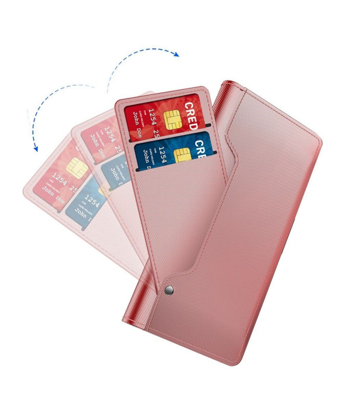 Housse Samsung Galaxy A51 5G premium porte cartes avec miroir