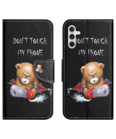 Housse Samsung Galaxy A05s Don't touch my phone avec ours