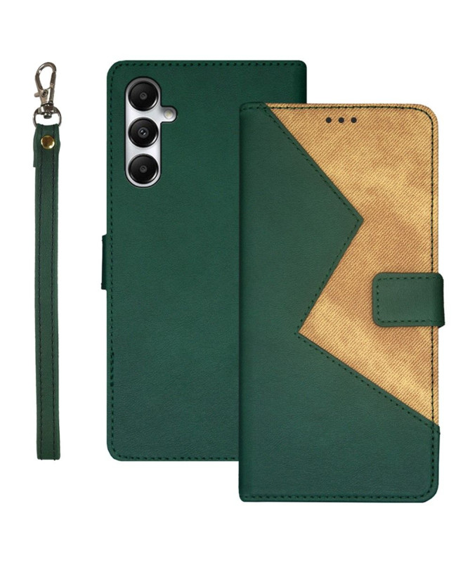 Housse Samsung Galaxy A05s IDEWEI bicolore à lanière