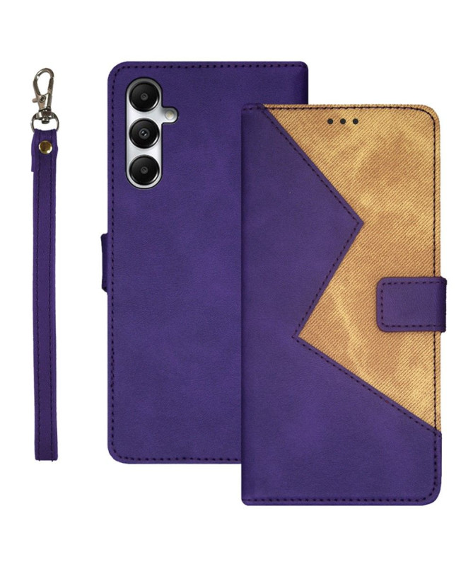 Housse Samsung Galaxy A05s IDEWEI bicolore à lanière