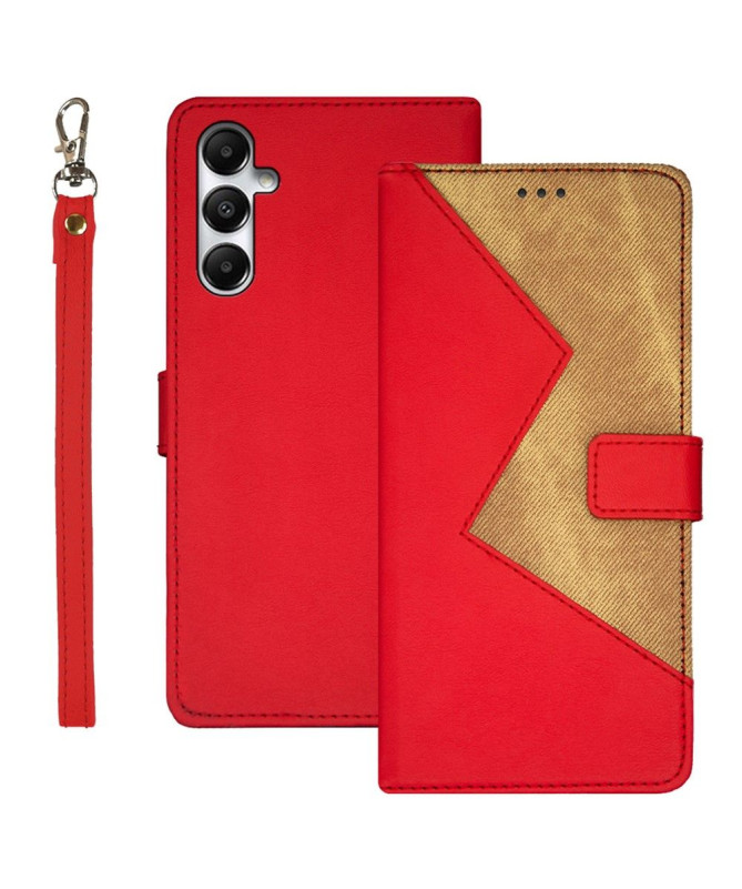 Housse Samsung Galaxy A05s IDEWEI bicolore à lanière