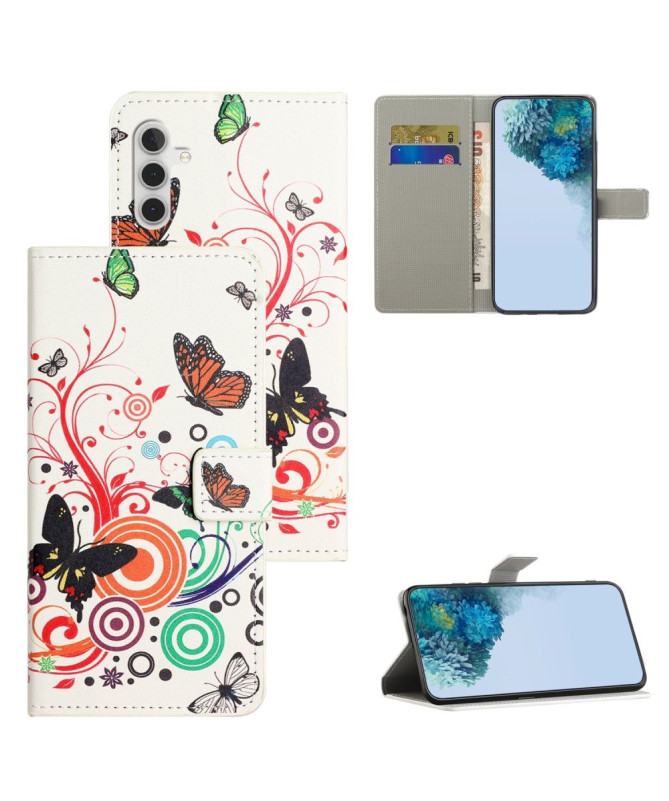 Housse Samsung Galaxy A05s Papillons Rétro