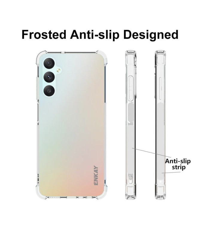 Samsung Galaxy A05s - Protection Complète ENKAY : Verre Trempé et Coque Transparente