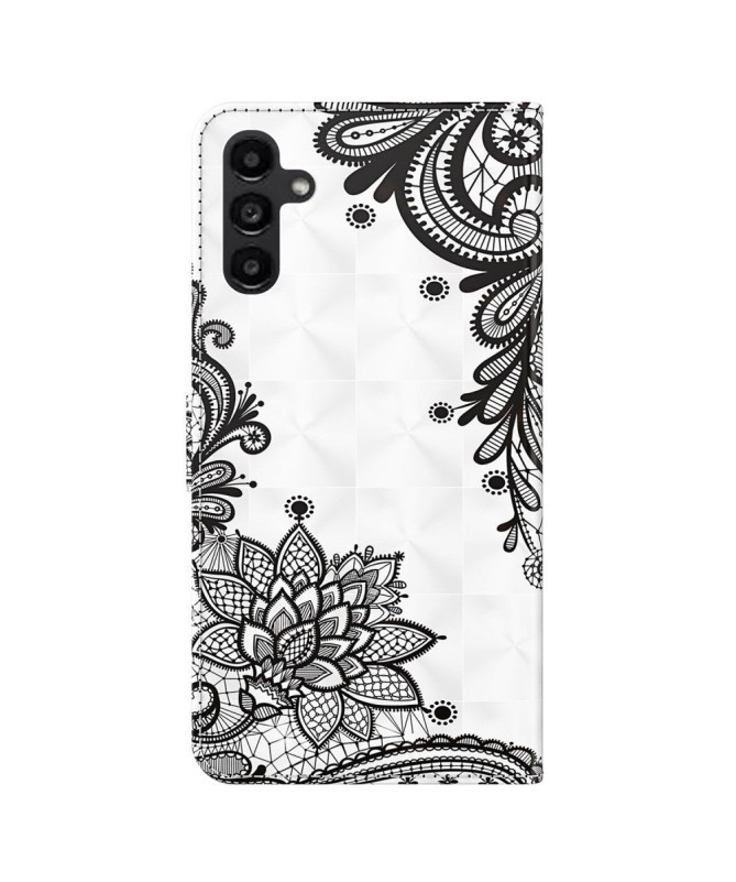 Housse Samsung Galaxy A05s Fleurs Dentelle