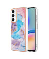 Coque Samsung Galaxy A05s marbre coloré bleu