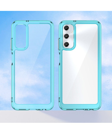 Samsung Galaxy A05s - Coque Transparente Antichoc Cyan - photo 18