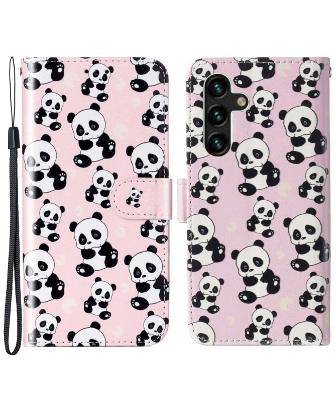 Housse Samsung Galaxy A05s multiples pandas
