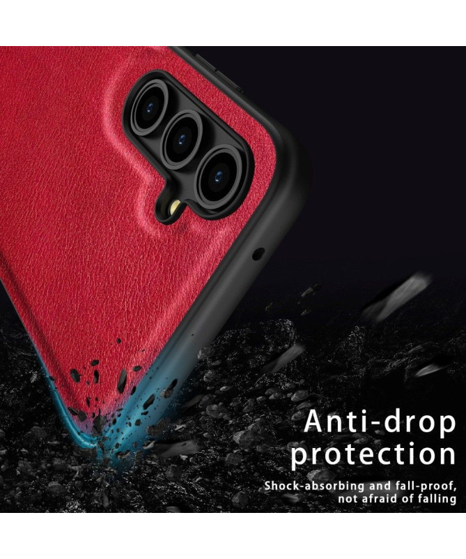 Coque Samsung Galaxy A05s Simili Cuir Rétro