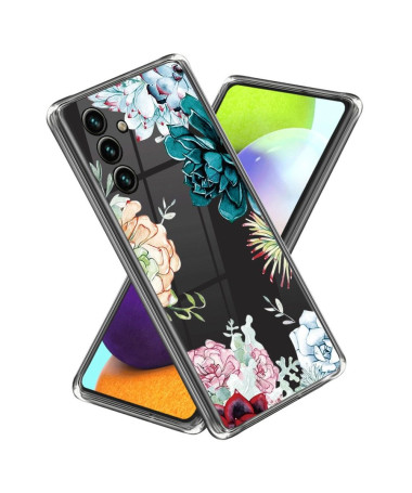 Coque Samsung Galaxy A05s variété de fleurs