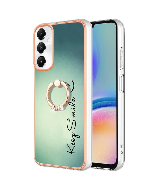 Coque Samsung Galaxy A05s avec Anneau Support Garder le sourire