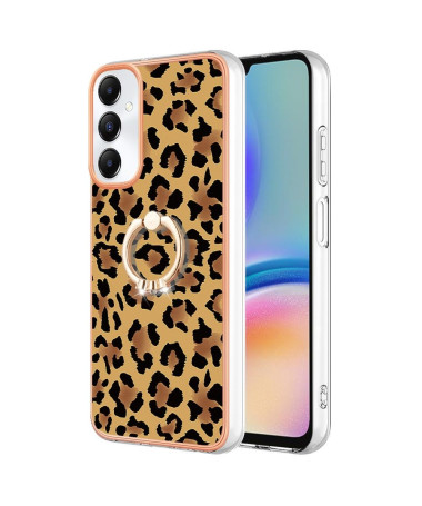 Coque Samsung Galaxy A05s Léopard avec Support Anneau